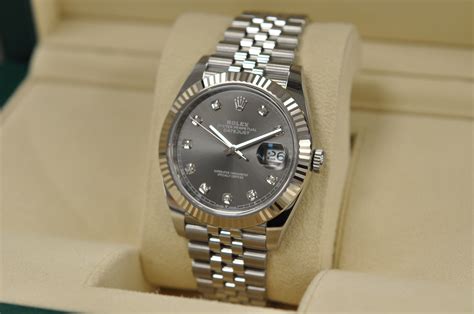 rolex datejust 41 weißgold lünette rhodium ziffernblatt|Rolex Datejust 41 price.